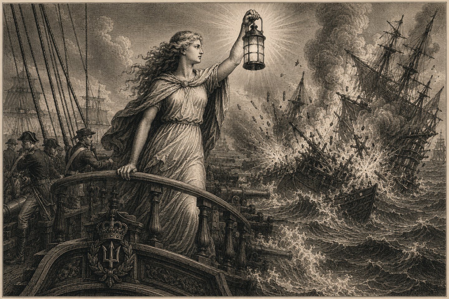 The Light of Britannia — engraving